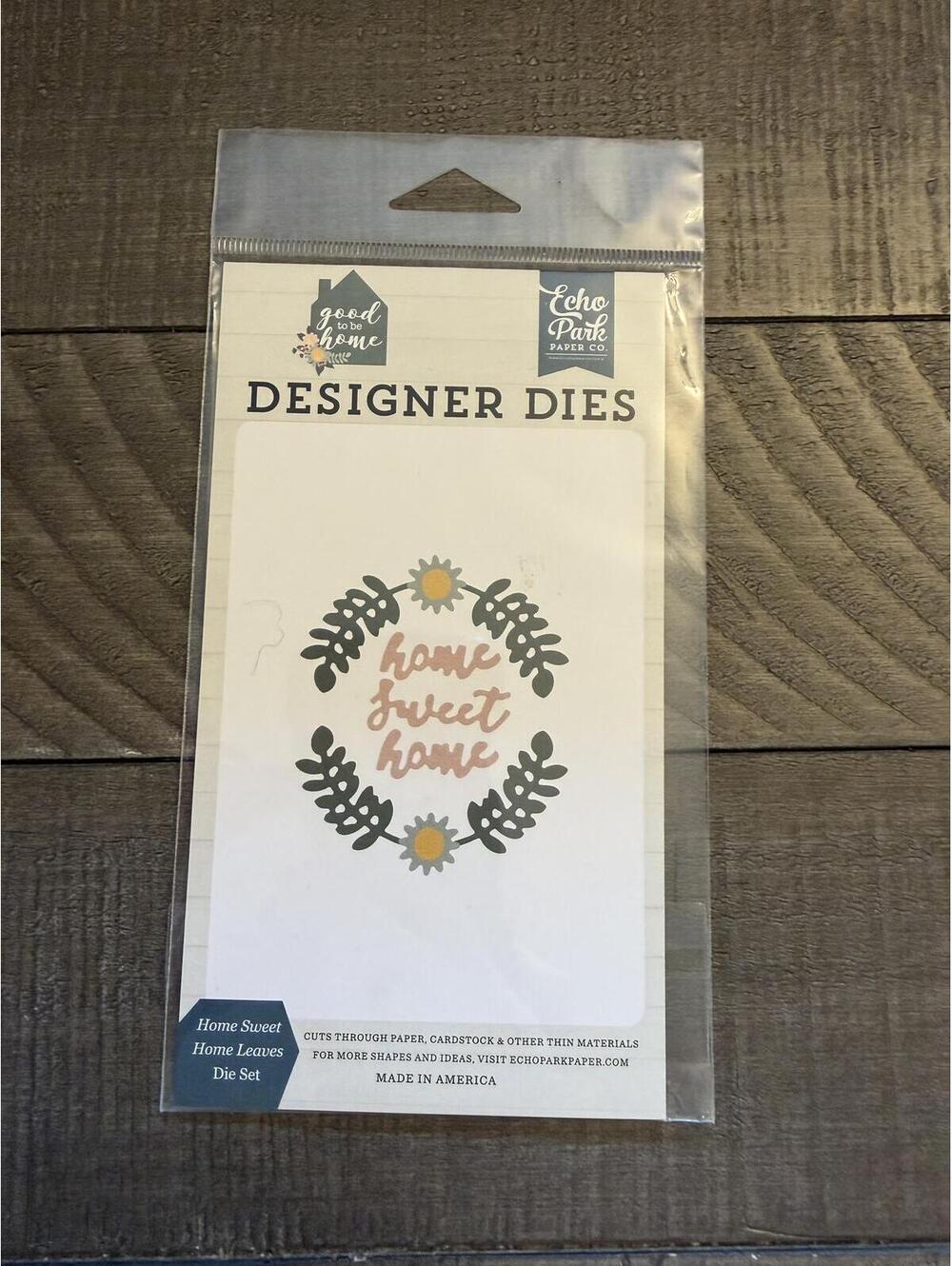 Echo Park Paper Designer Dies Home Sweet Home Leaves Die Set